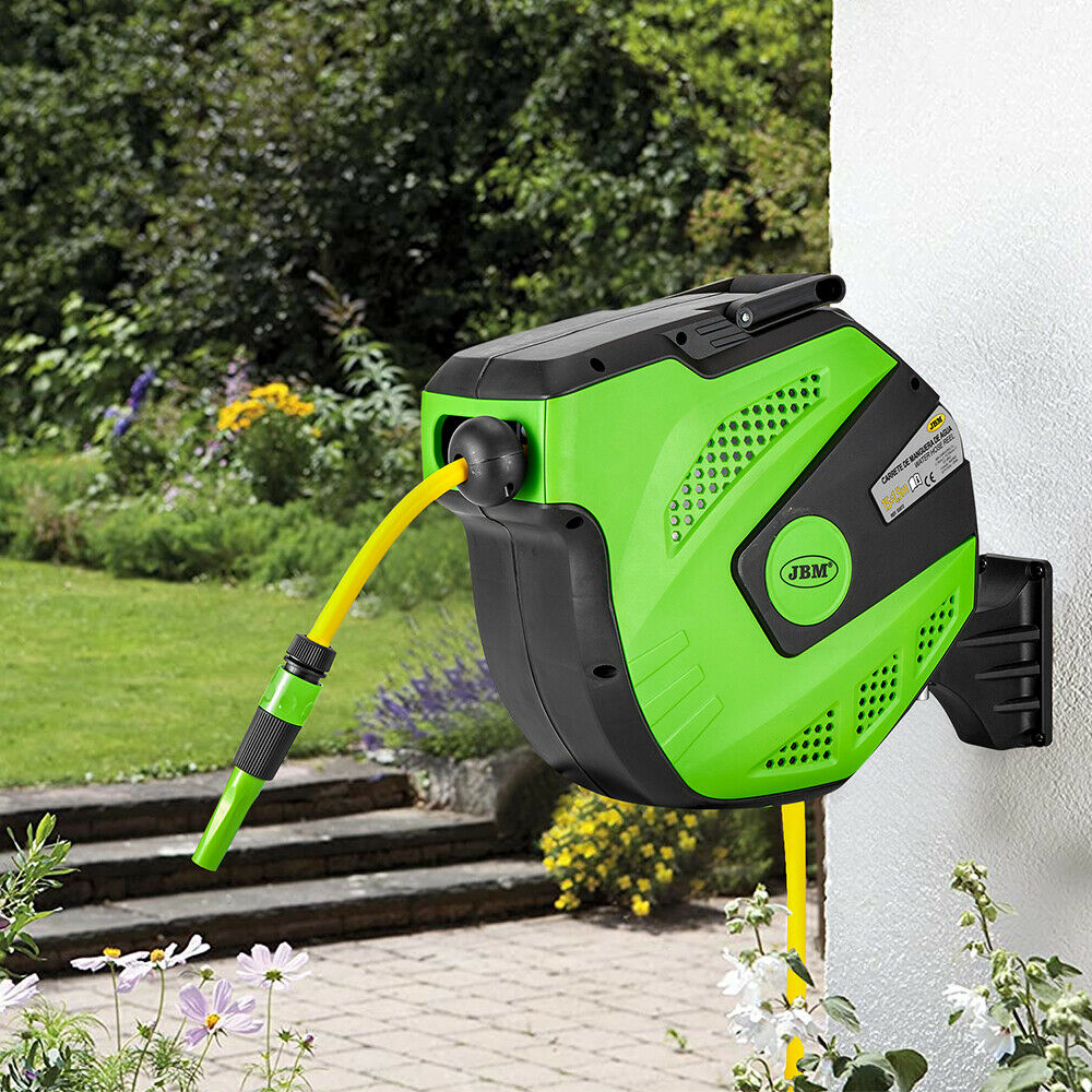 Avvolgitubo da giardino da 1/2 con tubo di 15 m - Stocker