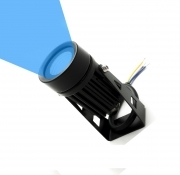 Faretto proiettore da esterno a LED da 3.5W IP65 Luce spot orientabile nero luce blu giardino  220V
