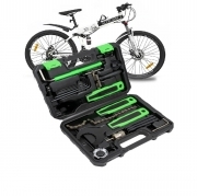 KIT RIAPARAZIONE BICI IN VALIGETTA 20 PZ KIT ATTREZZI BICICLETTA JBM RICAMBI BIC