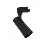 Faretto led da binario 7w bifase nero luce fredda 6500k