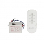Centralina con telecomando a 4 canali per controllo luci wireless