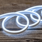 Striscia Led con Effetto Neon IP65 Esterno 12V Flessibile Tagliabile Luce Fredda