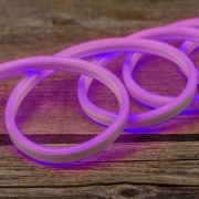 Striscia Led con Effetto Neon IP65 Esterno 12V Flessibile Tagliabile Luce Viola
