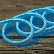 Striscia Led ad Effetto Neon IP65 Esterno 12V Flessibile Tagliabile Luce Celeste