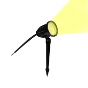 Faretto a led cob da esterno per giardino con picchetto da 8W luce orientabile 650 lm calda 3000K