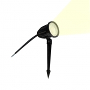 Faretto a led cob da esterno per giardino con picchetto da 8W luce orientabile 650 lm bianco naturale 4000K