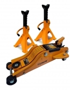 Crick sollevatore idraulico martinetto per sollevare auto portata massima 2.5T 2500KG con coppia cavalletti 3 Ton