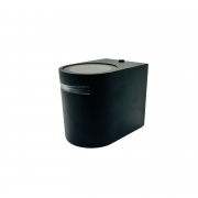 Applique lampada da parete per esterno nera con attacco per lampadine GU10
