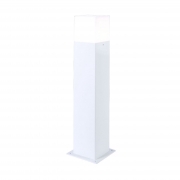 Lampione palo da Giardino con attacco E27 per lampadine a LED Bianco moderno Illuminazione viali sentieri 44 cm