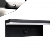 APPLIQUE LED DA ESTERNO CON SENSORE DI MOVIMENTO LUCE BIANCA FREDDA 6500K - ILLUMINAZIONE ELEGANTE PER GIARDINI E VIALETTI