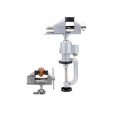 MORSA DA BANCO TAVOLO  GIREVOLE 360  IN ALLUMINIO TESTA SNODATA 50MM UNIVERSAL