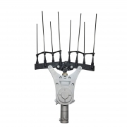 Testa abbacchiatore per decespugliatore 26mm 9 denti 8 punte carbonio olive