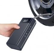Compressore ad Aria Portatile a Batterie Gonfiatore Pompa Per Auto Moto Bici