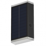 Applique LED Solare da Esterno 2W Doppia Emissione Luce CCT Selezionabile IP54 Ricarica Solare Auto Moderna per Facciate Giardini Pareti
