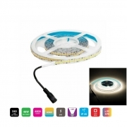 Striscia led 24V Bobina da 5 Mt Luce 4000K Naturale per interni 45W 1200 Led