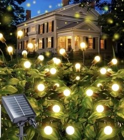 Lucciole Luminose 10 Bulbo a LED natalizie Energia Solare De