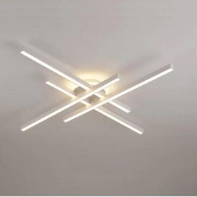 Plafoniera LED moderna da soffitto 48W con switch per luce c