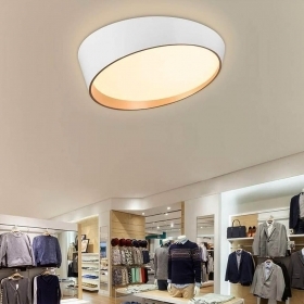 Plafoniera a led lampada rotonda da soffitto stile moderna l