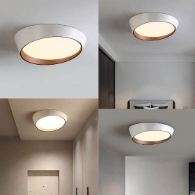 Plafoniera a led lampada rotonda da soffitto stile moderna luce 3680 lm potenza da 46w a luce bianca naturale 6500K