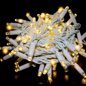 CATENA LUMINOSA PROFESSIONALE CIELO STELLATO 100 LED CAVO BI