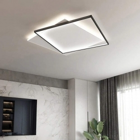 Plafoniera a LED moderna per soffitto da 39W Quadrati cambia